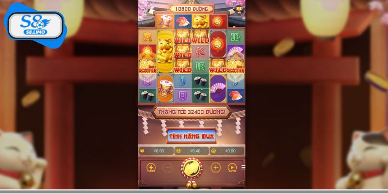 Mèo Neko may mắn là tựa game slot video 6 cuộn